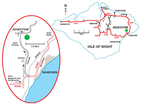 Location Map Adgestone 2011