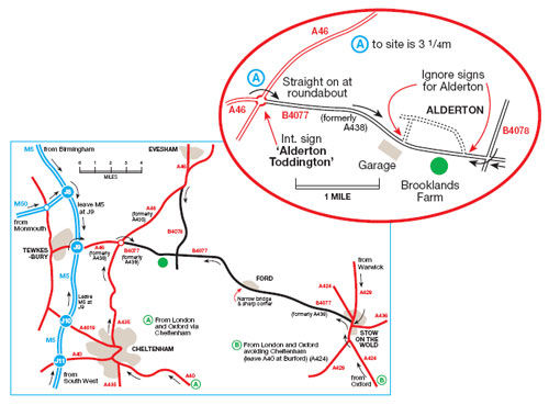 Location Map Winchcombe 2011