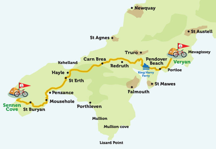 sennan cove to veryan