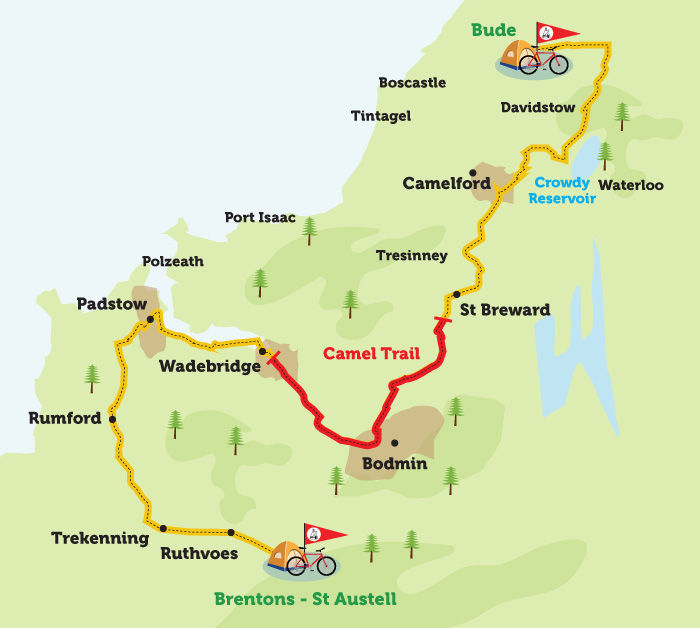 st austell to bude