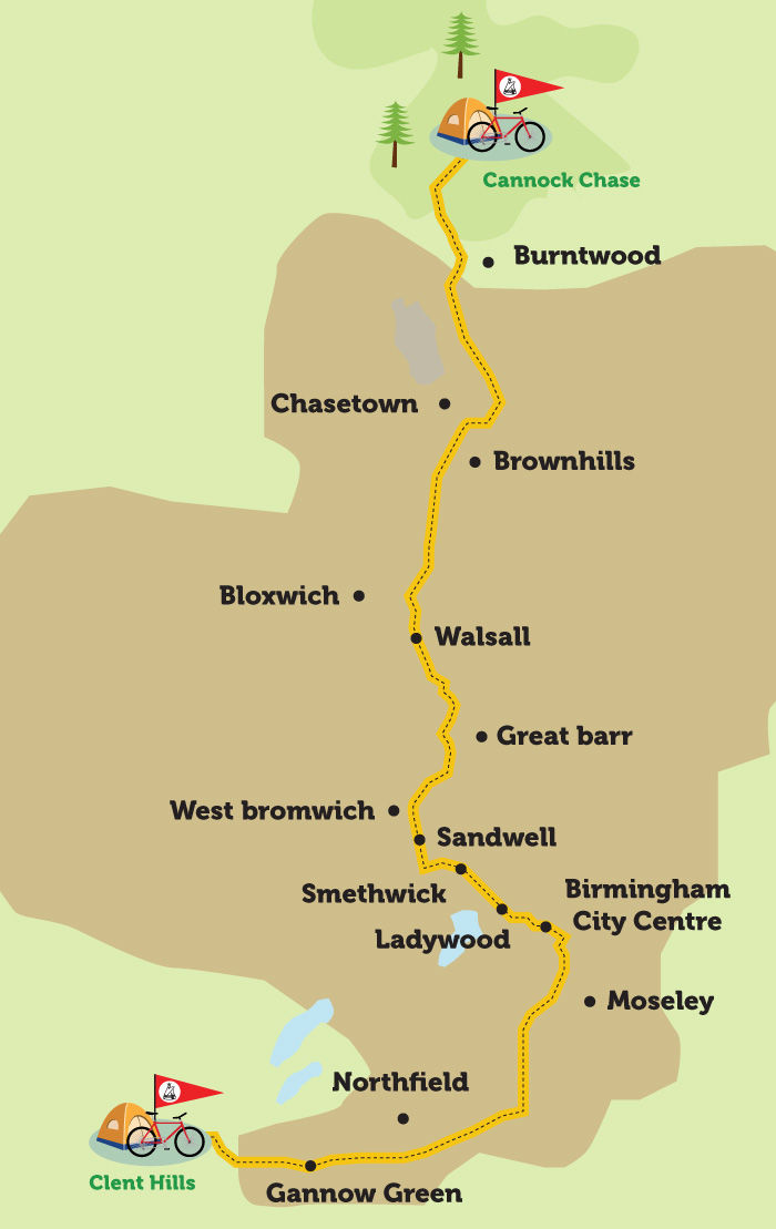 clent hills to cannock chase