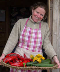 Lizzie with Veg Basket