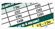 Lauder Self Catering Prices