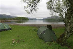 My Force Ten pitched up at Keswick Club Site