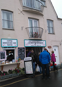 Test Editor Candy Evans always pops in to Cherry Trees Coffee House, Padstow, when passing