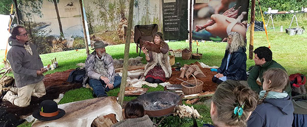 Workshops and demonstrations are a key part of the Wilderness Gathering programme