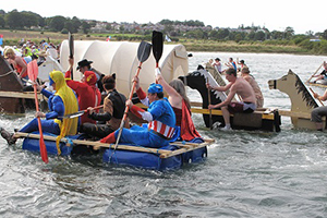 Alnmouth Raft Race is another charity event on this lovely stretch of Northumberland’s coast