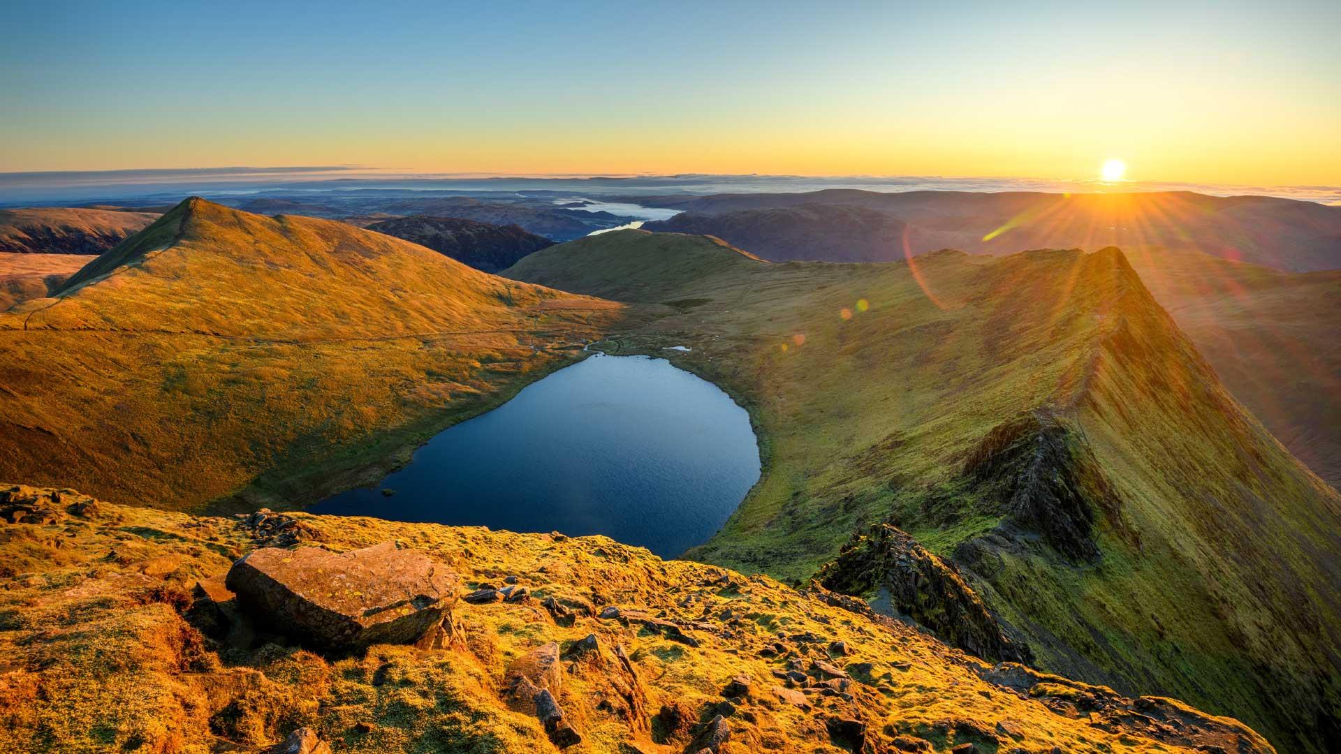 Helvellyn aerial view