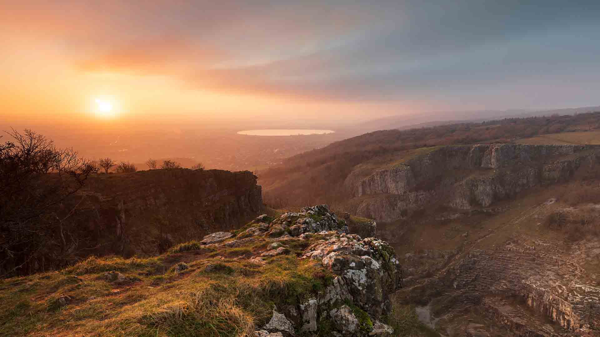 Cheddar Gorge Sunset