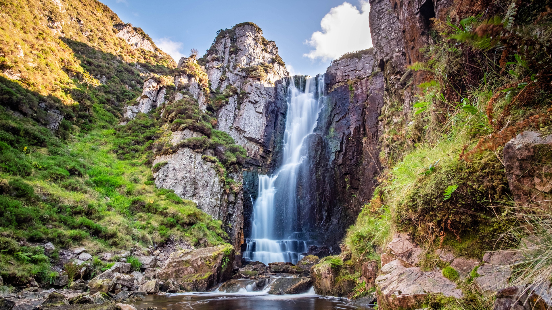 waterfalls