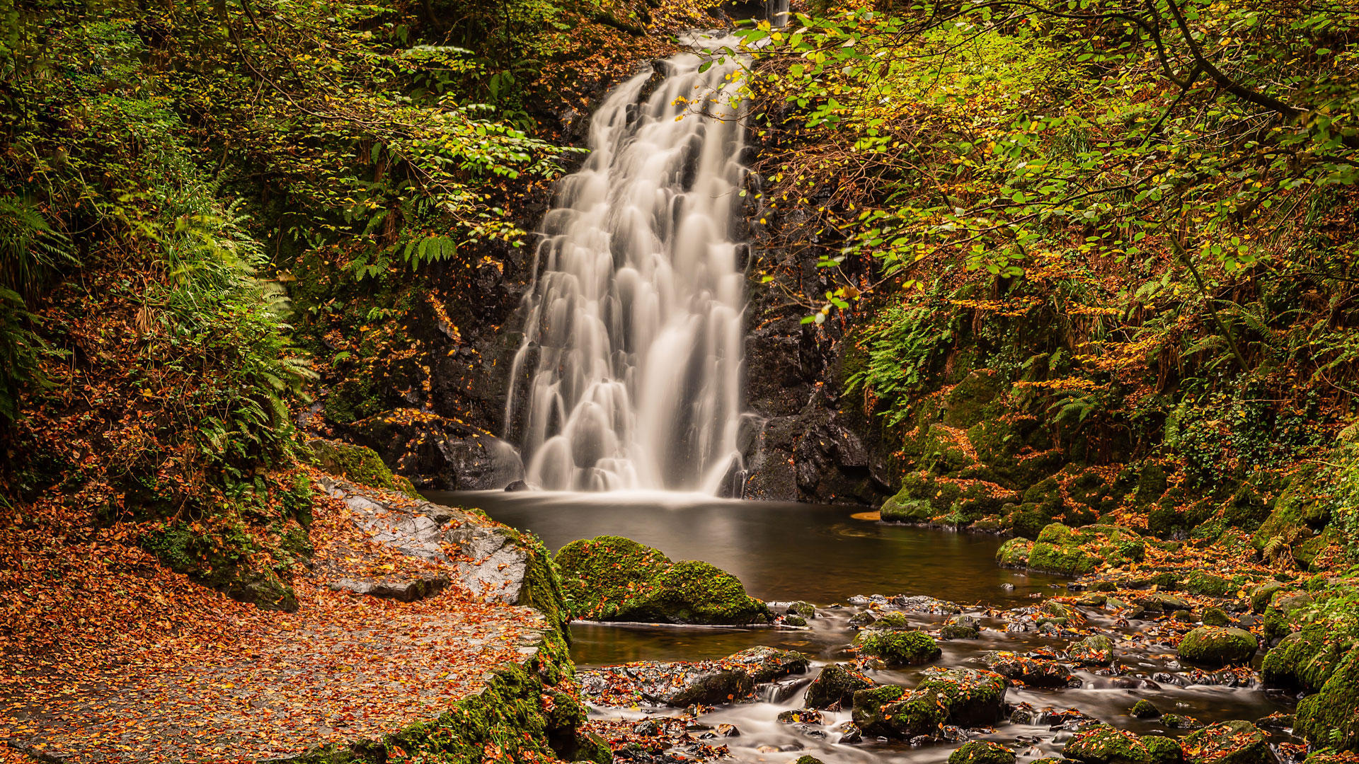 Glenoe Waterfall