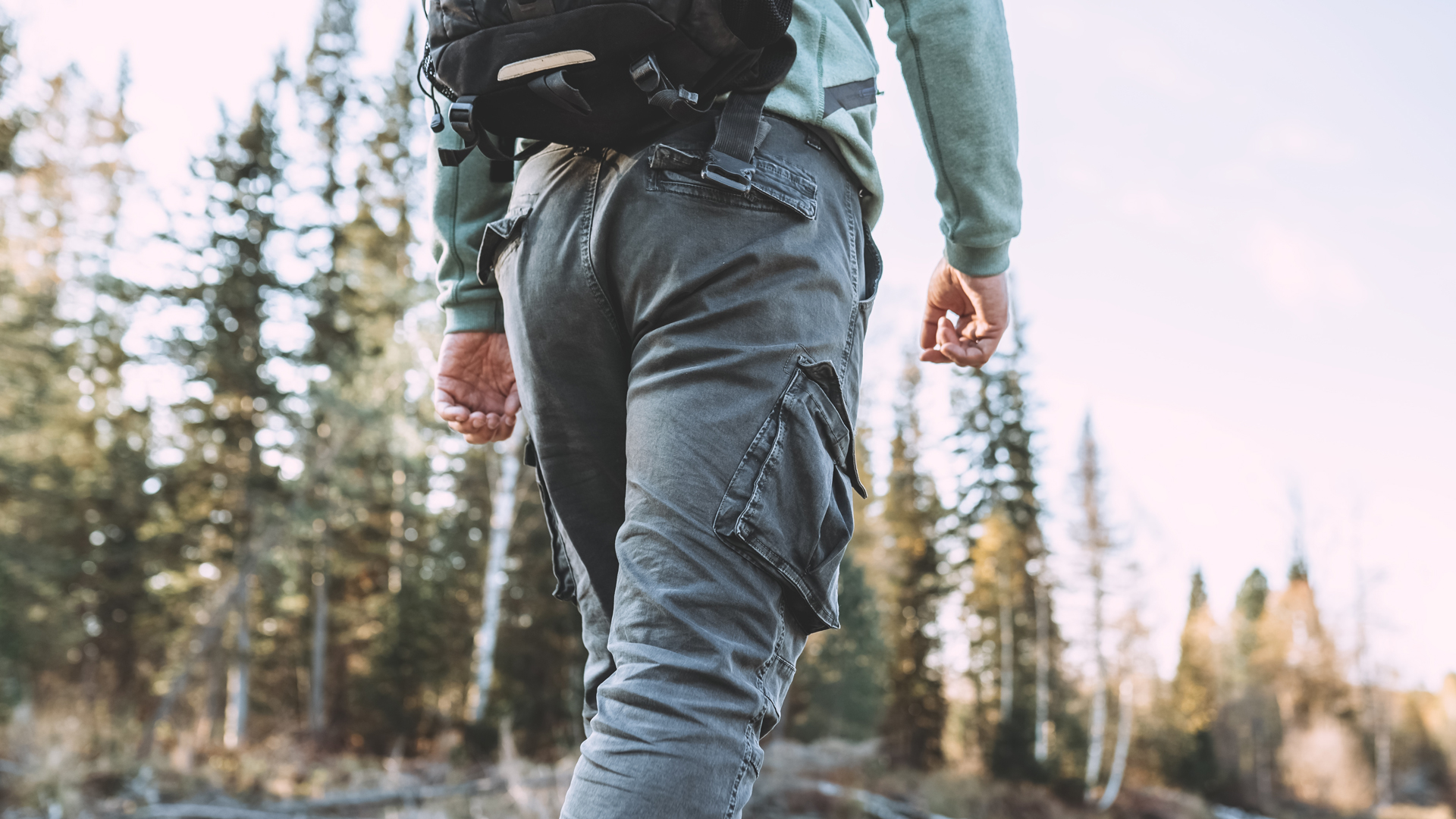Buy Men's Warm Water Repellent Hiking Trousers SH100 Online | Decathlon