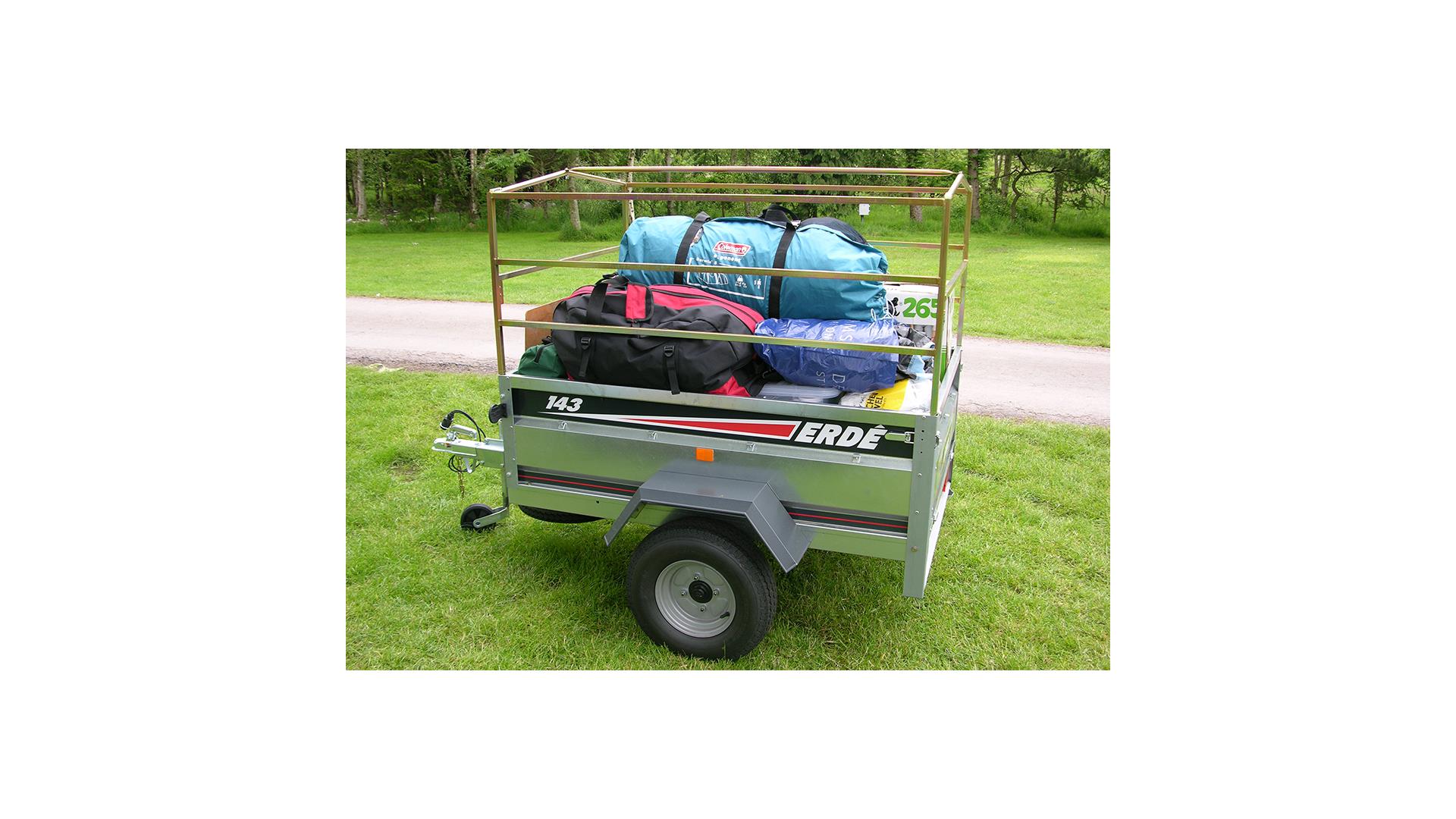 Typical unbraked trailer