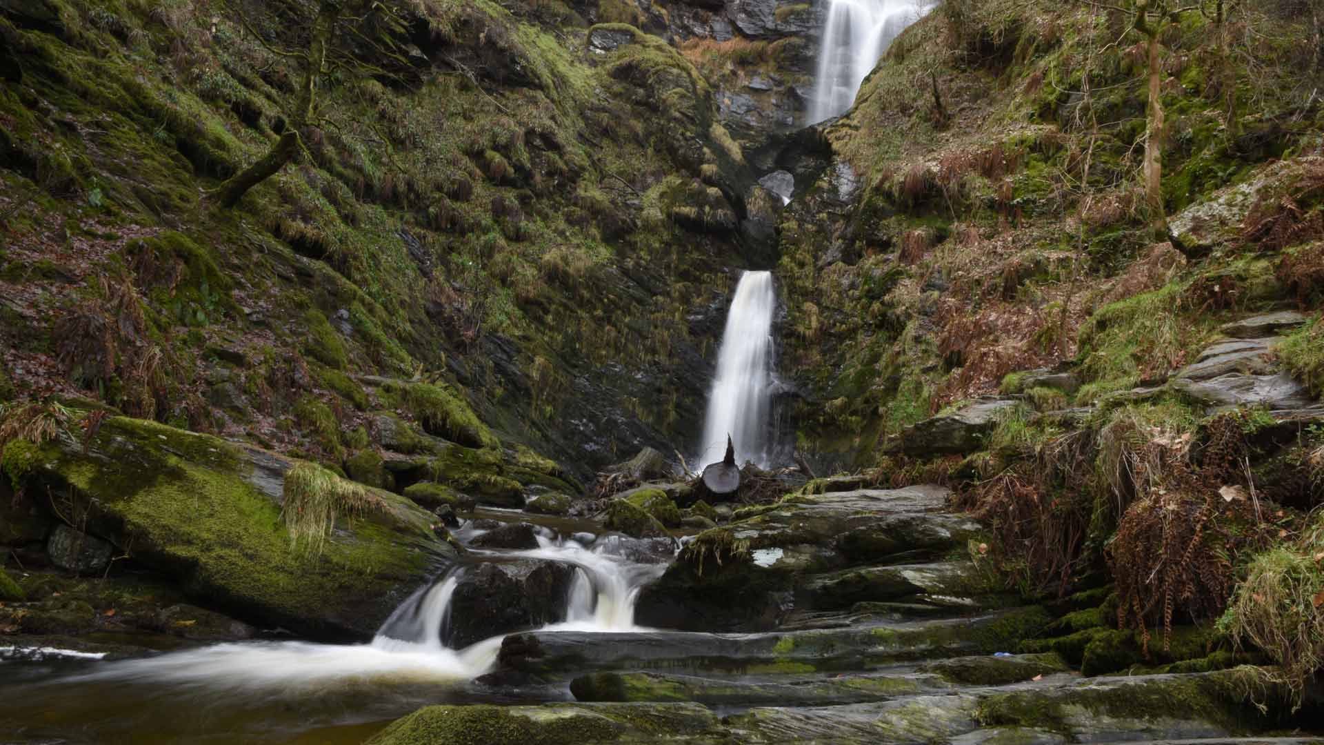 Pistyll Rhaeadr Waterfalls