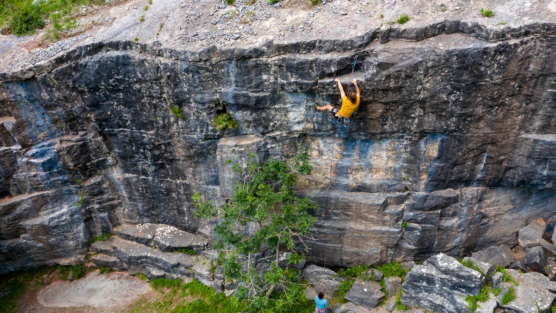 Rock climbing