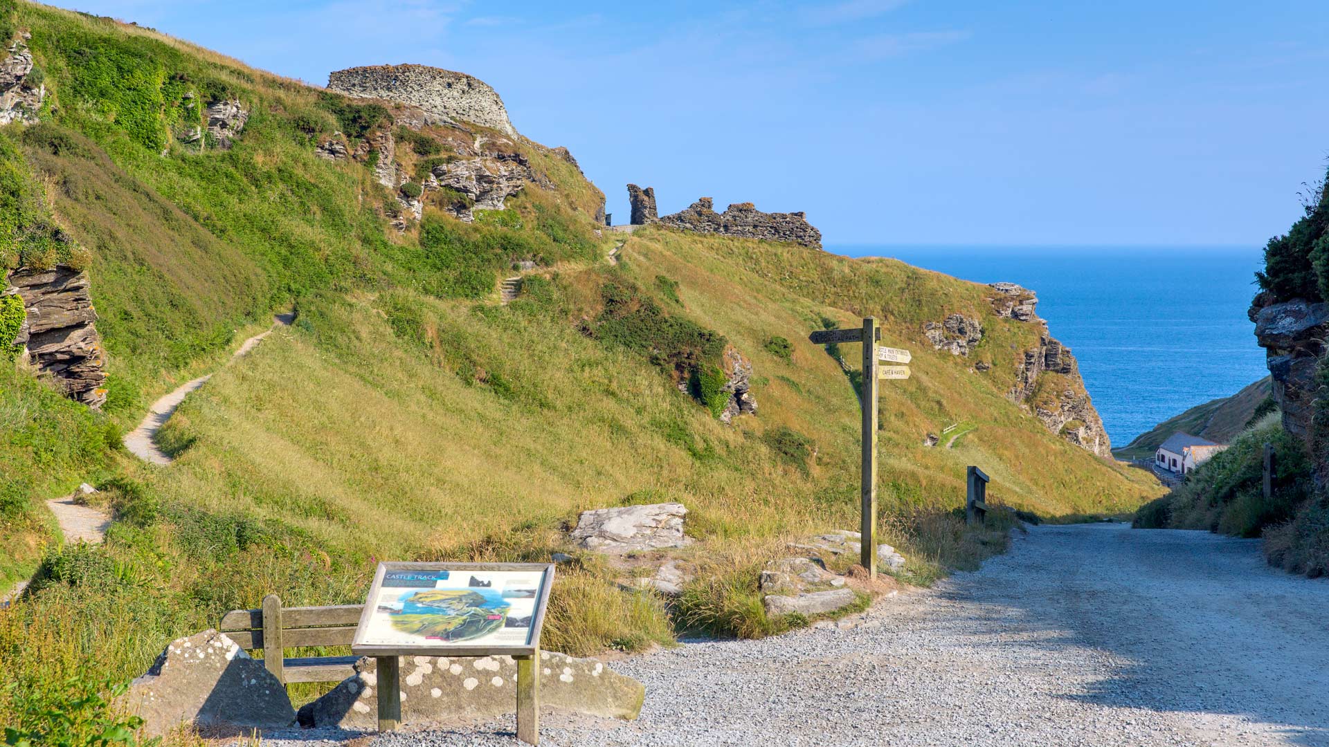Path to Tintagel Castle