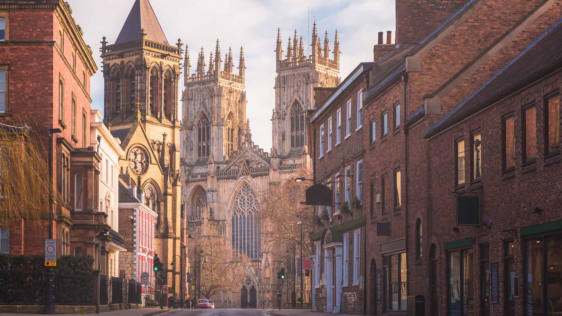 York Minster from the street 