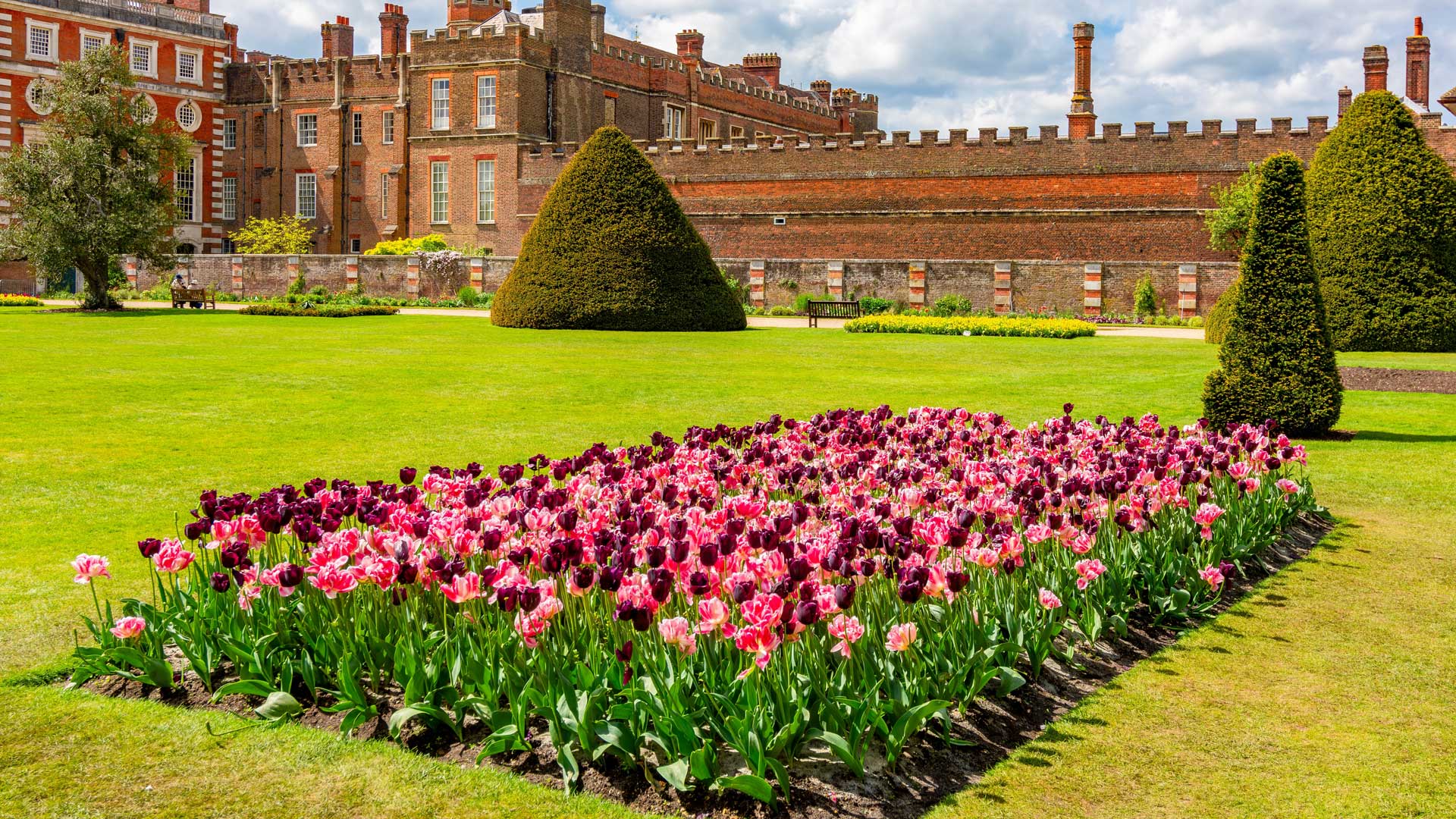 Hampton court palace gardens