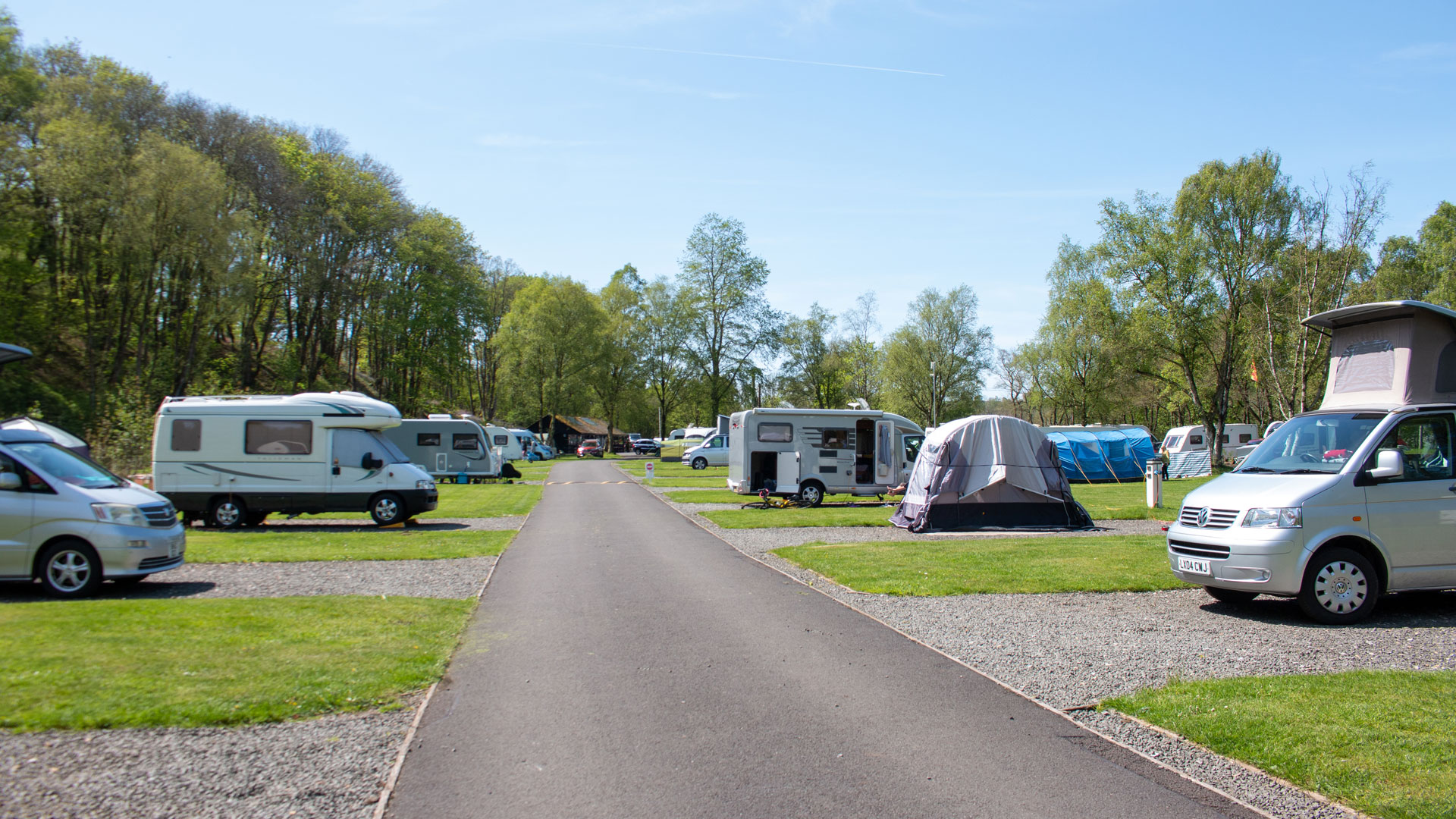 Haltwhistle Campsite in Northumberland