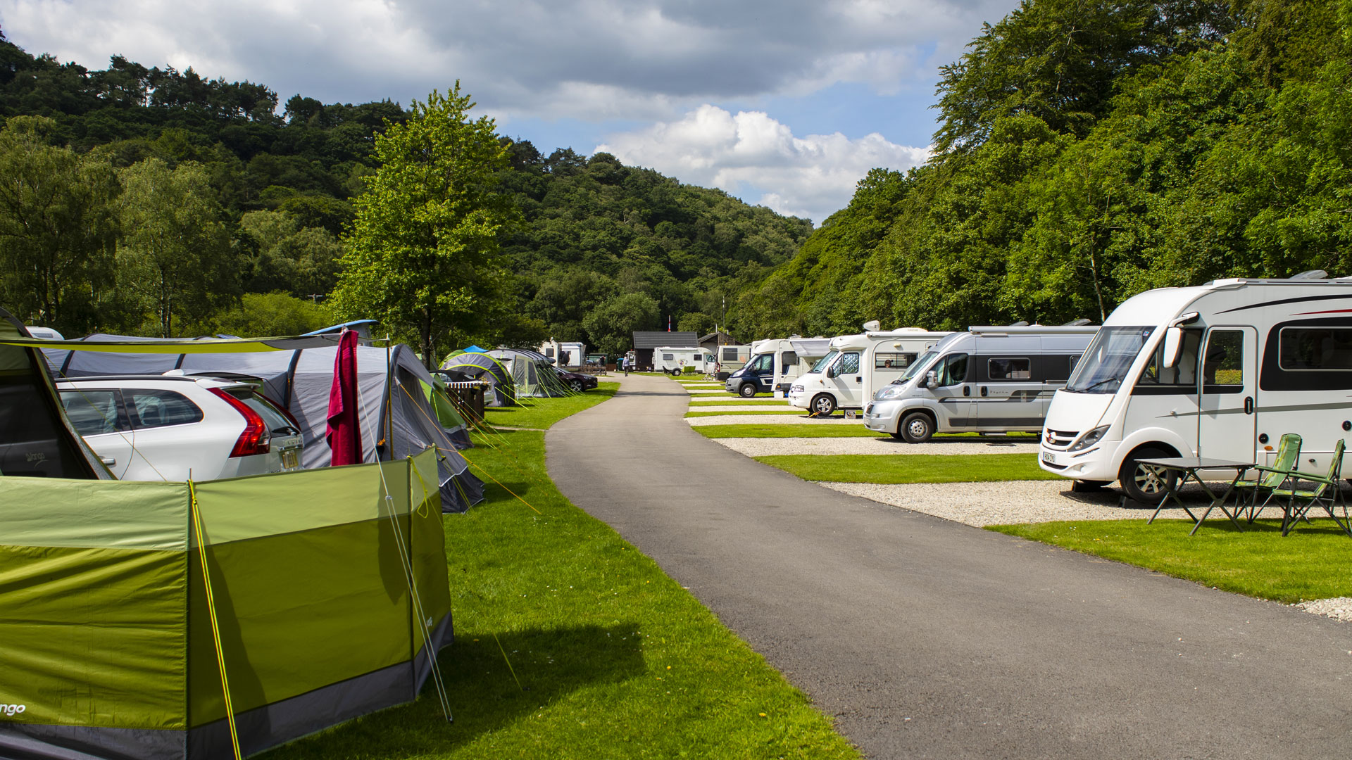 Membres a temporal para acampar en el Reino Unido The Camping