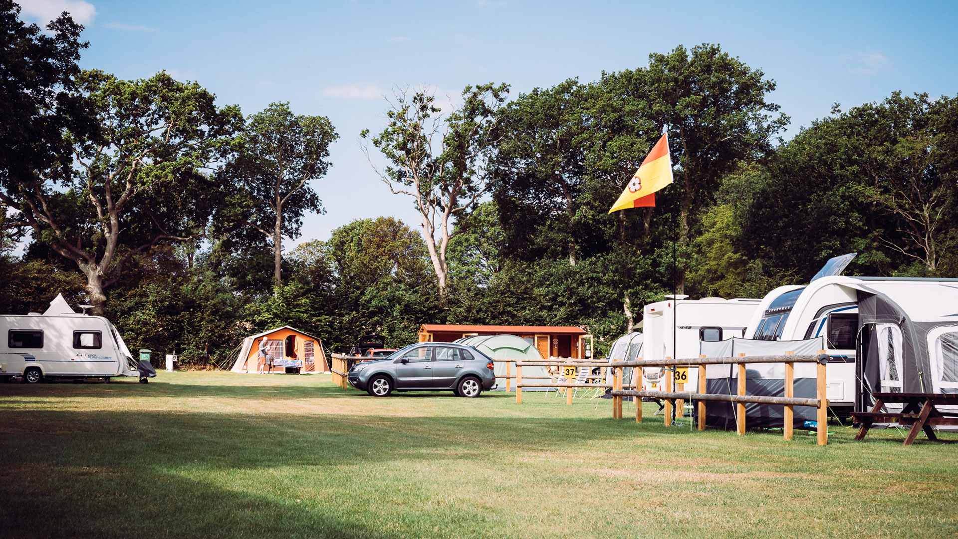 Ashford Broadhembury Caravan And Camping Park The Camping And