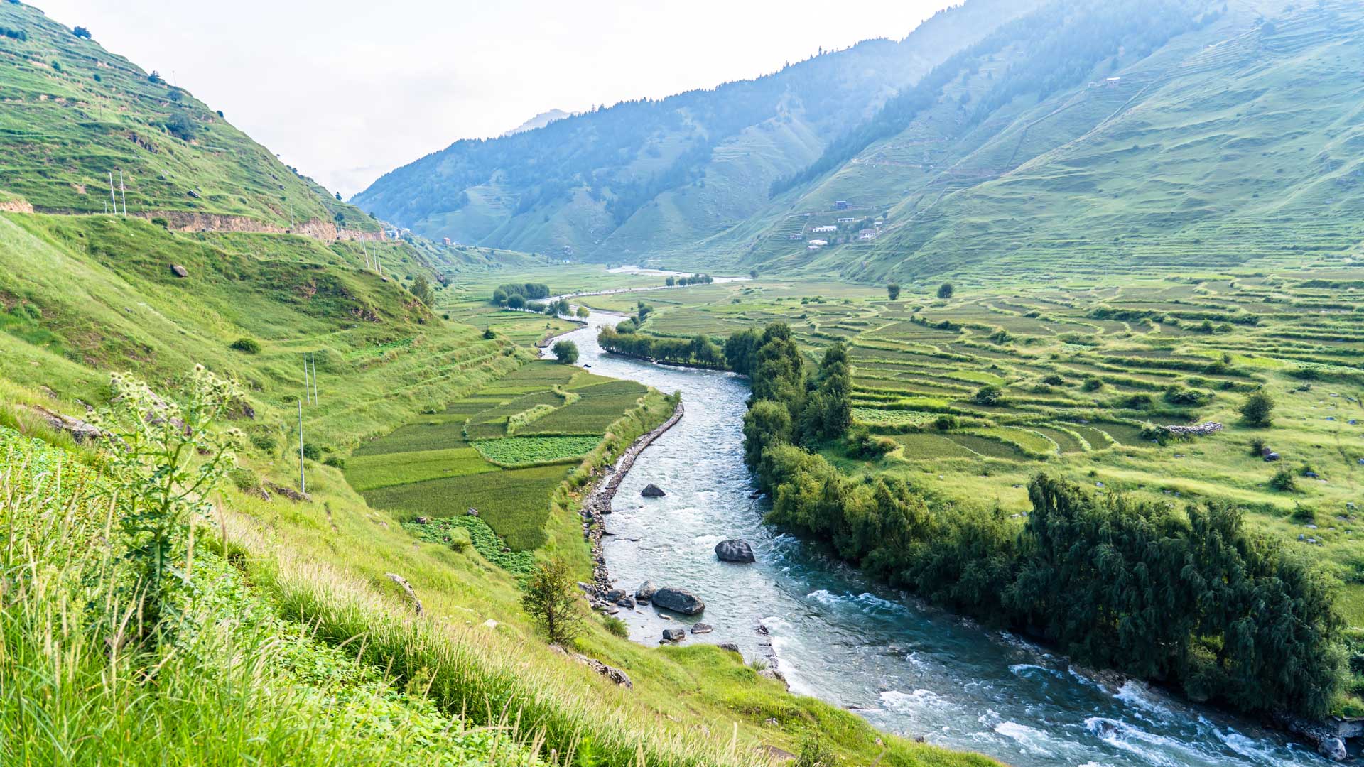 Aerial view of Hope Valley