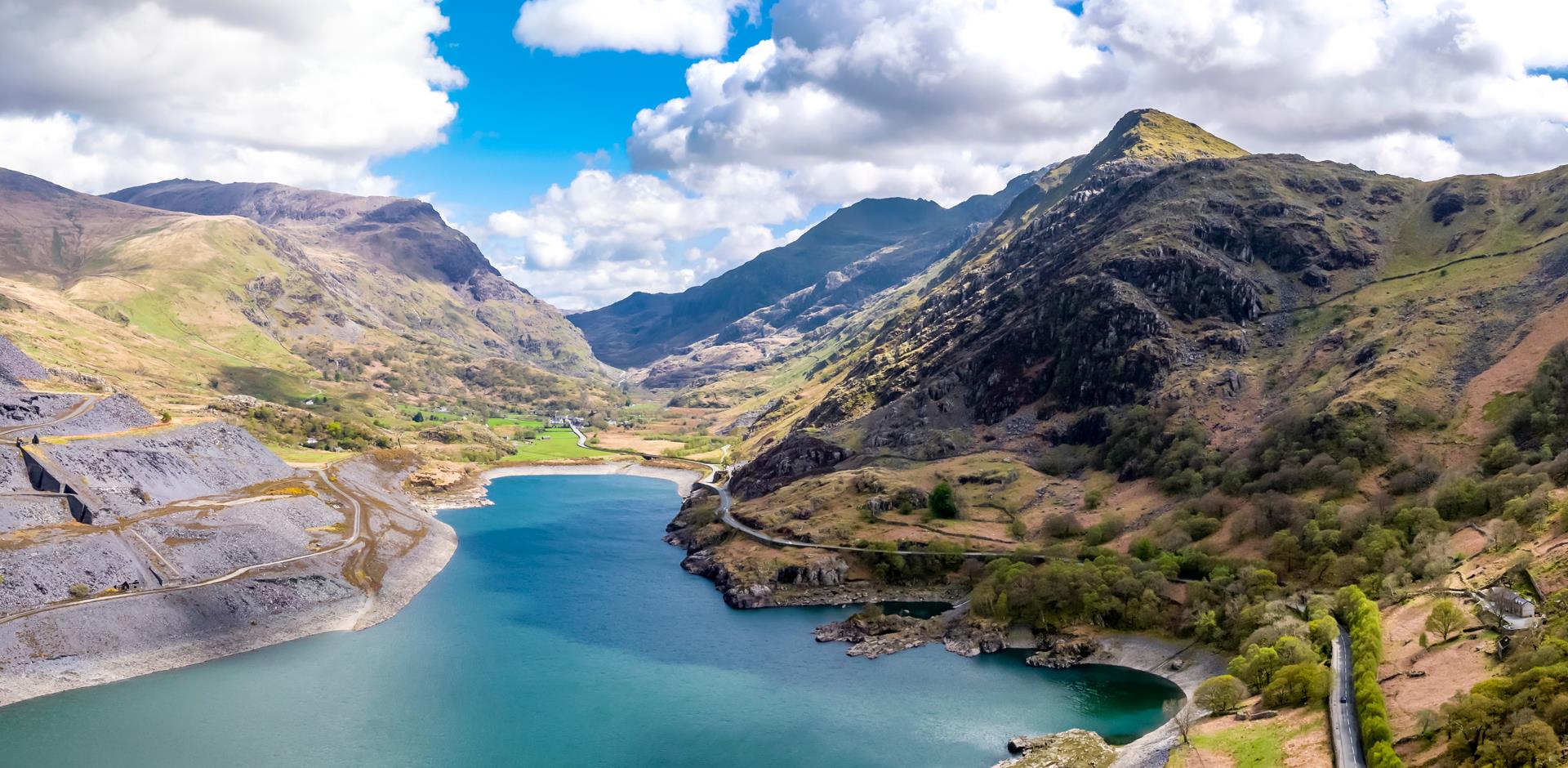 Mountain and lake