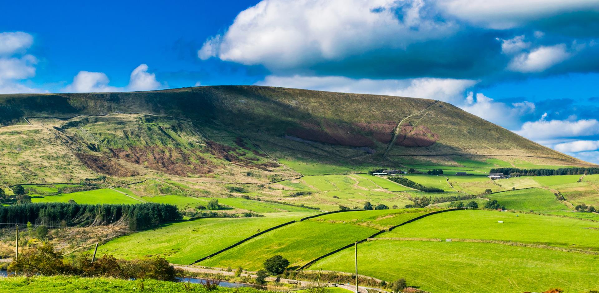 Pendle Hill, Forest Of Bowland, Lancashire, England, UK.