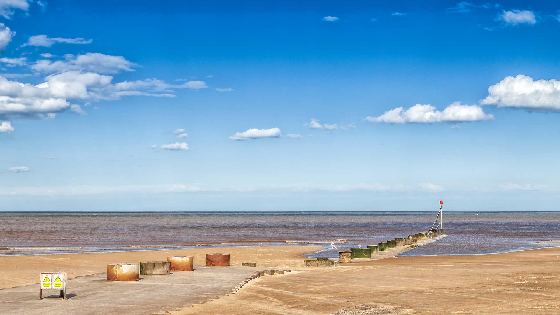 Beach at Mablethorpe Lincolnshire