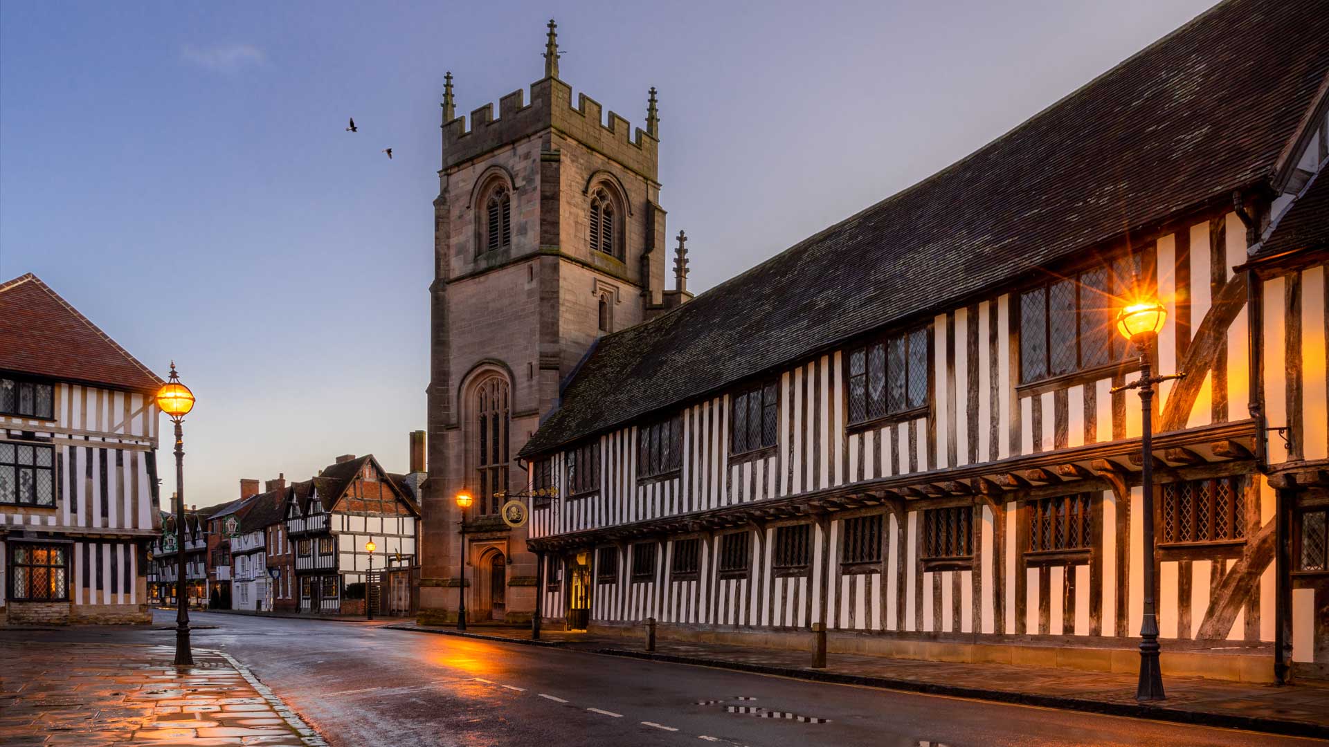 Street view of Stratford-upon-Avon 