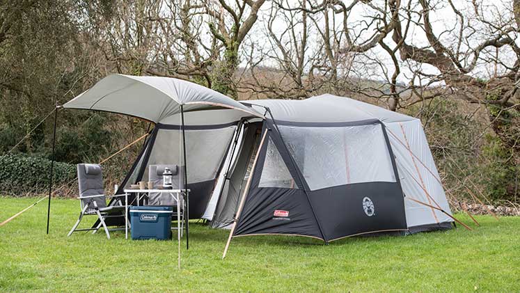 Coleman Cortes Octagon 8 and Extension The Camping and Caravanning Club