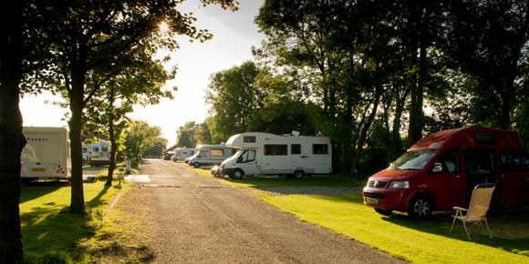Speyside campsite, camping in Scotland