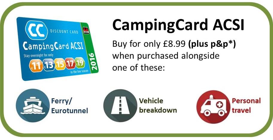 ACSI CampingCard 2024: The discount card for the low season