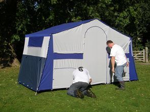 Trailer tents for hire sale