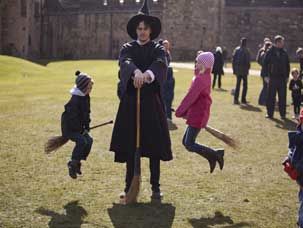 Broomstick training Alnwick Castle