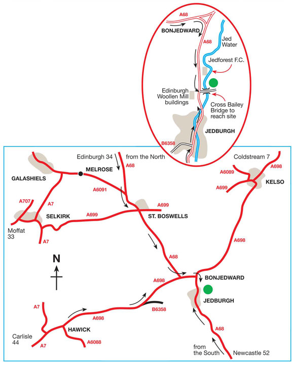 Jedburgh Campsite | Explore Borders from Jedburgh Campsite - The ...